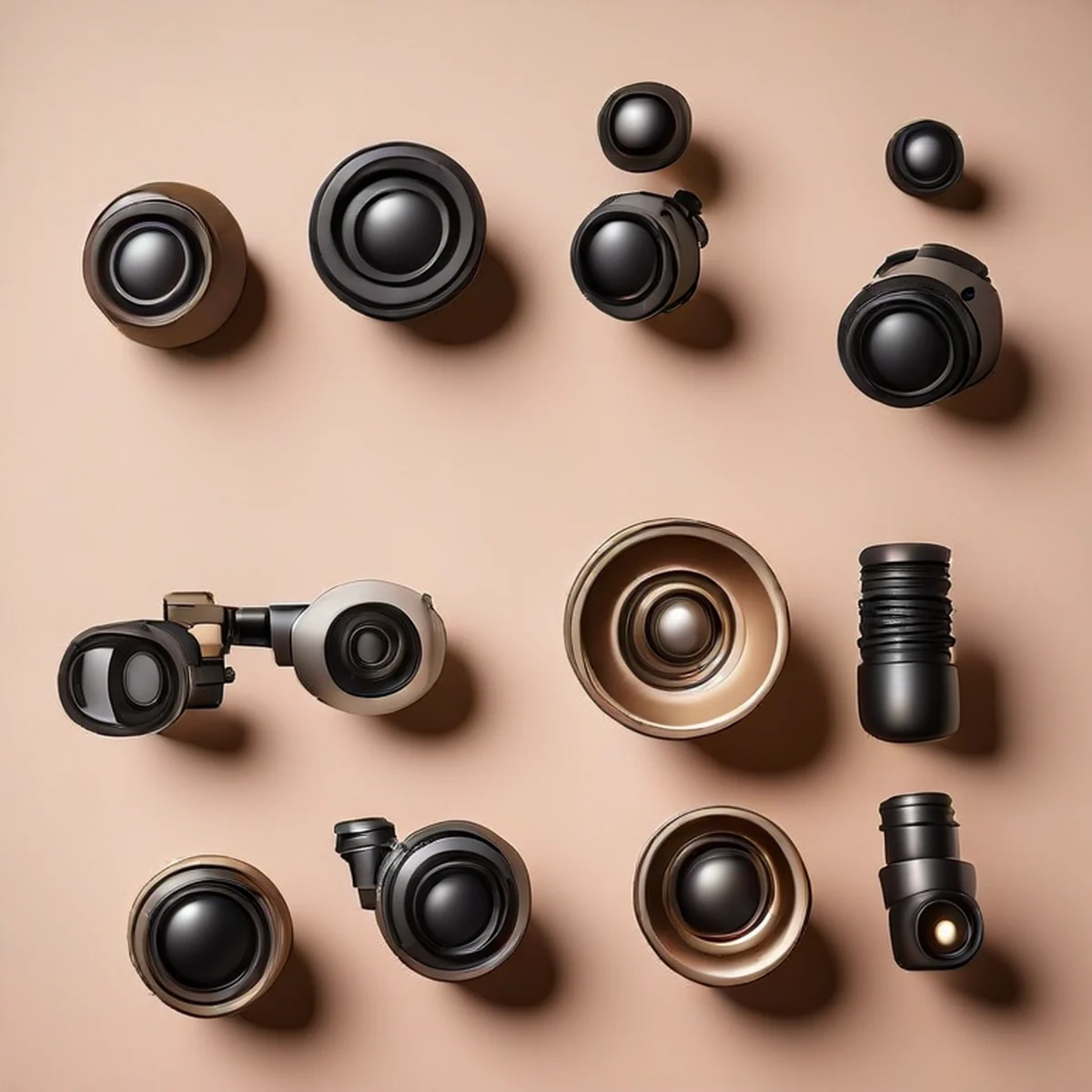 Overzicht van camera accessoires en lenzen