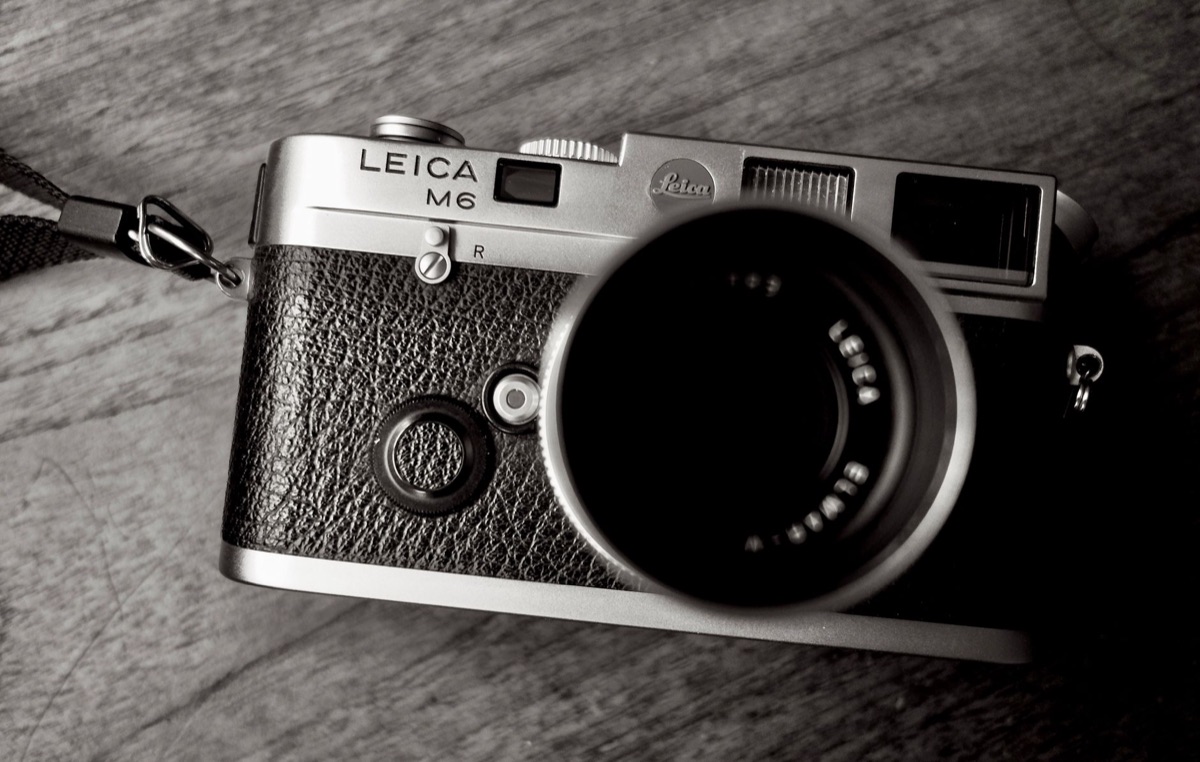 Détail viseur caméra Leica