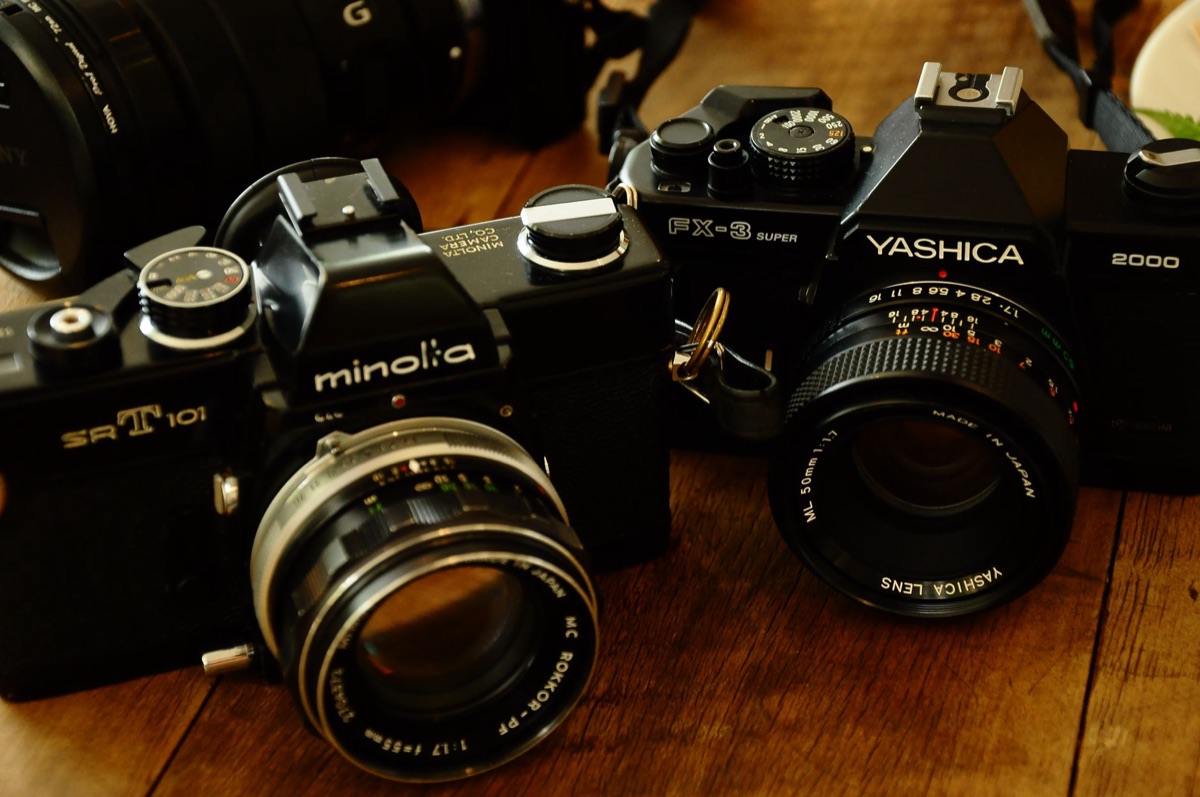 Minolta camera assembly line