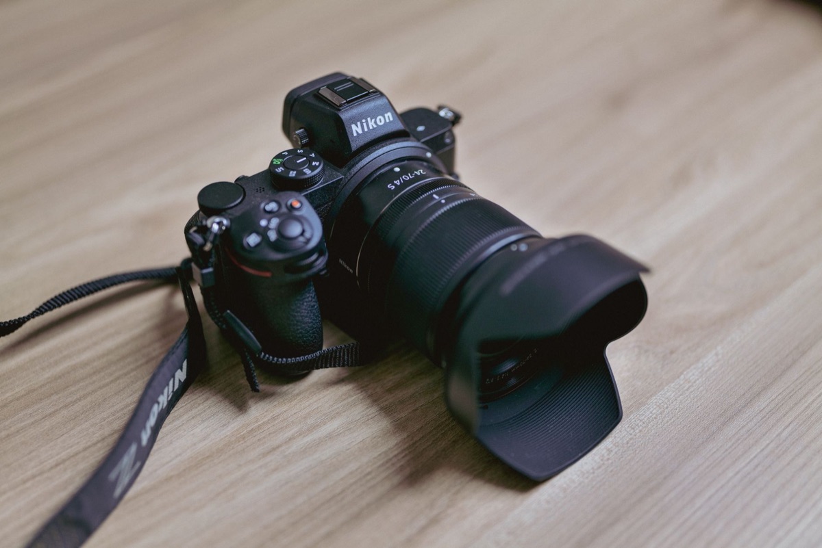 Nahaufnahme eines Full-Frame-Kamerasensors