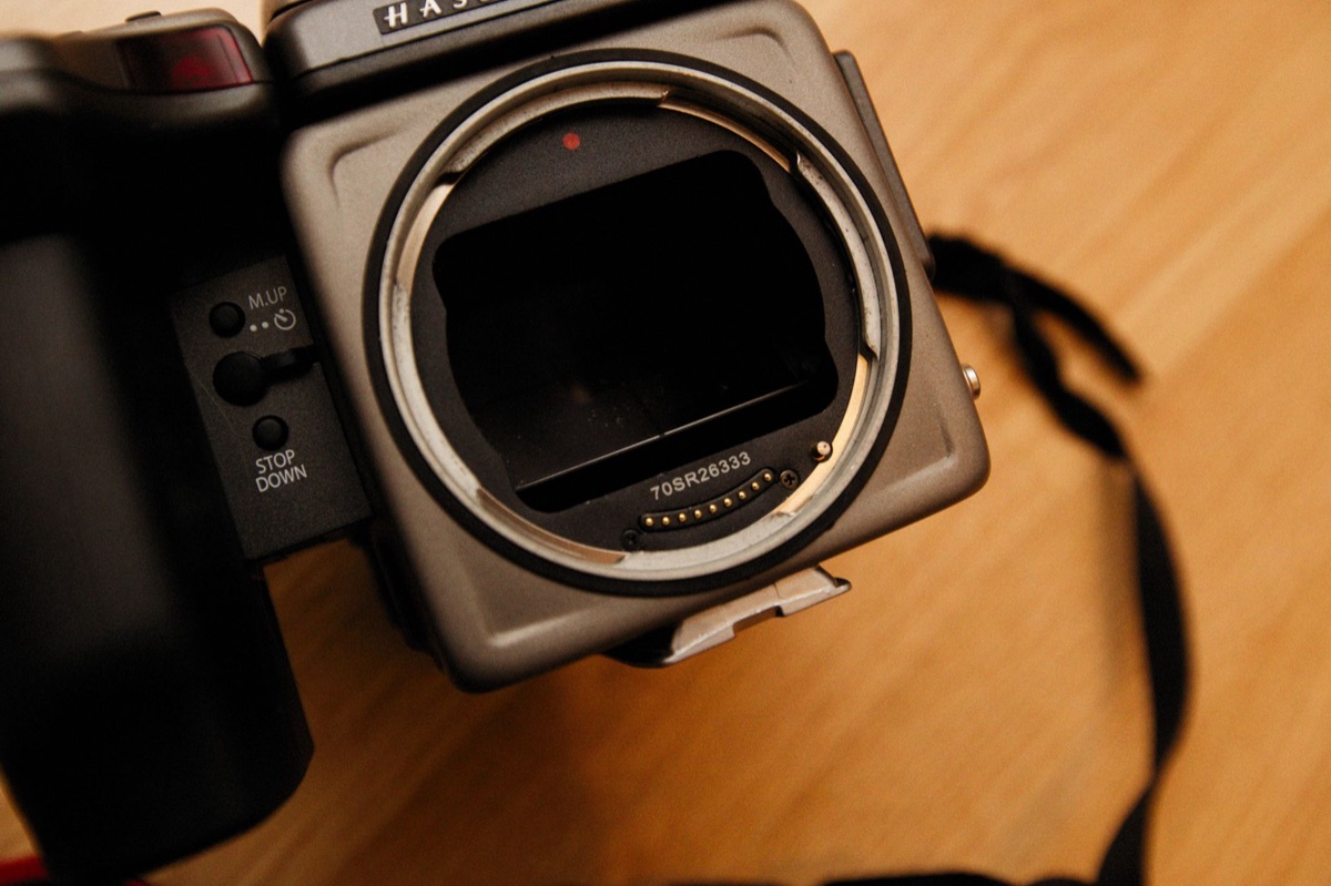 Detail van een digitale camerasensor