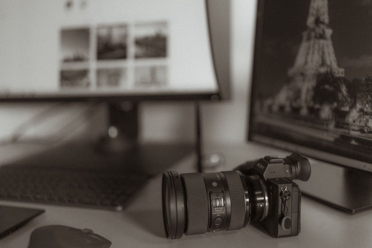 camera in studio