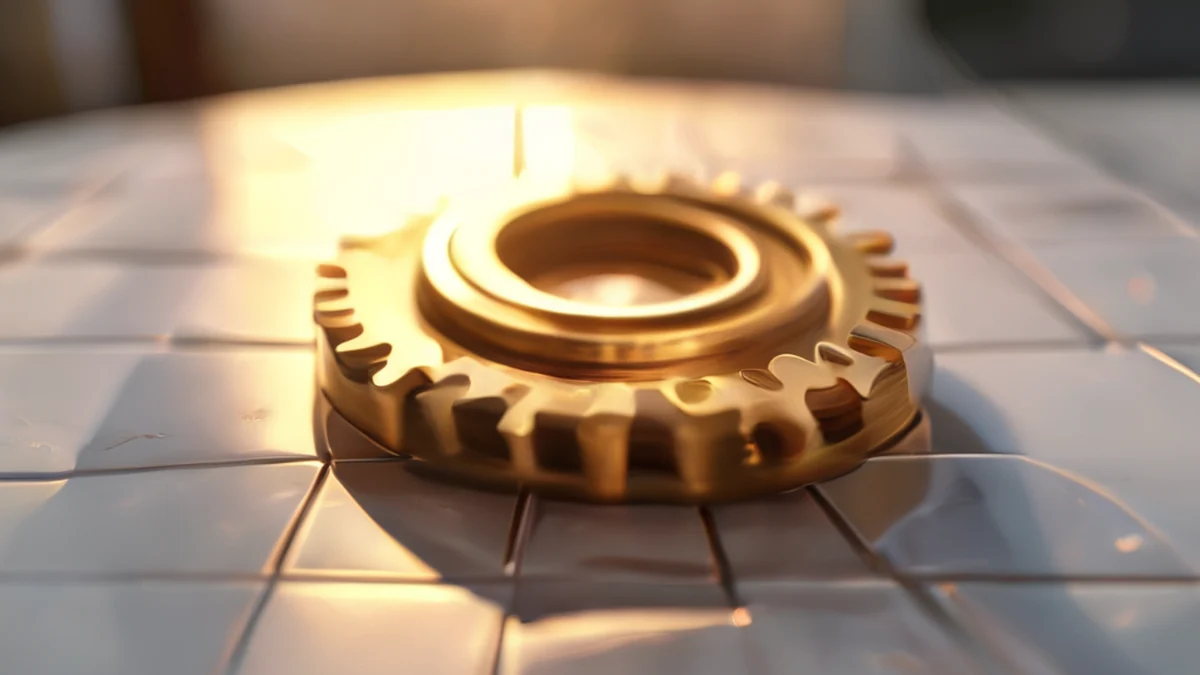 A gear ring used by a Turkish YouTuber for streaming setup.